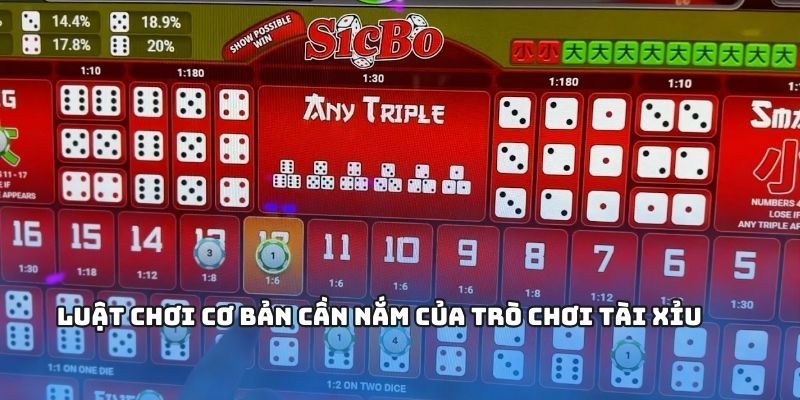 Luật chơi tài xỉu Luật chơi tài xỉu cơ bản bạn cần nắm vững